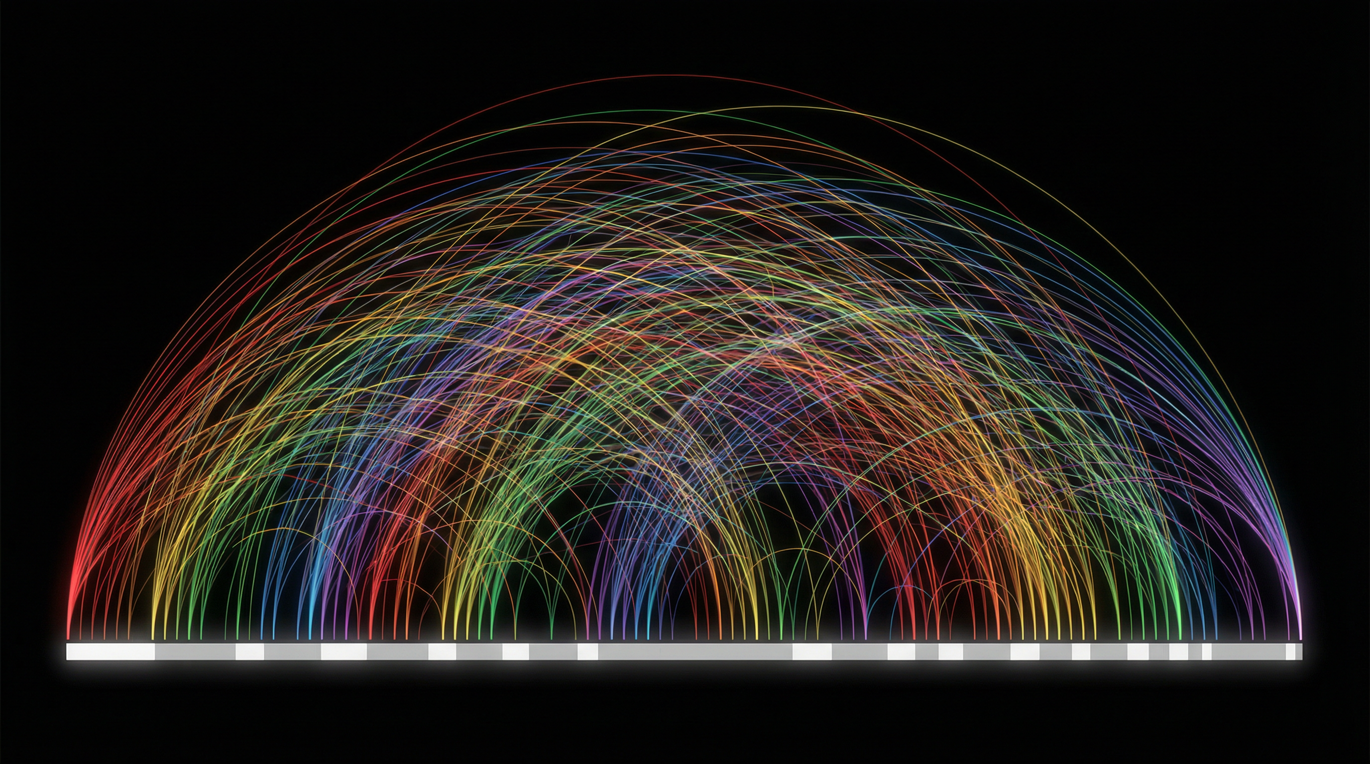 Visualization of 63,779 cross-references in the Bible